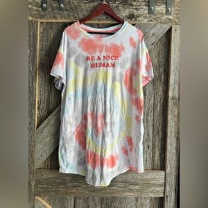 🌟 ‘ Be a Nice Human’ Pajama Shirt 😴